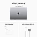 16-inch MacBook Pro: Apple M2 Pro chip with 12‑core CPU and 19‑core GPU, 512GB SSD - Space Grey