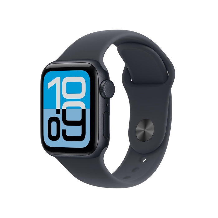Apple Watch SE 3 GPS 44mm Midnight Aluminium Case with Midnight Sport Band - S/M