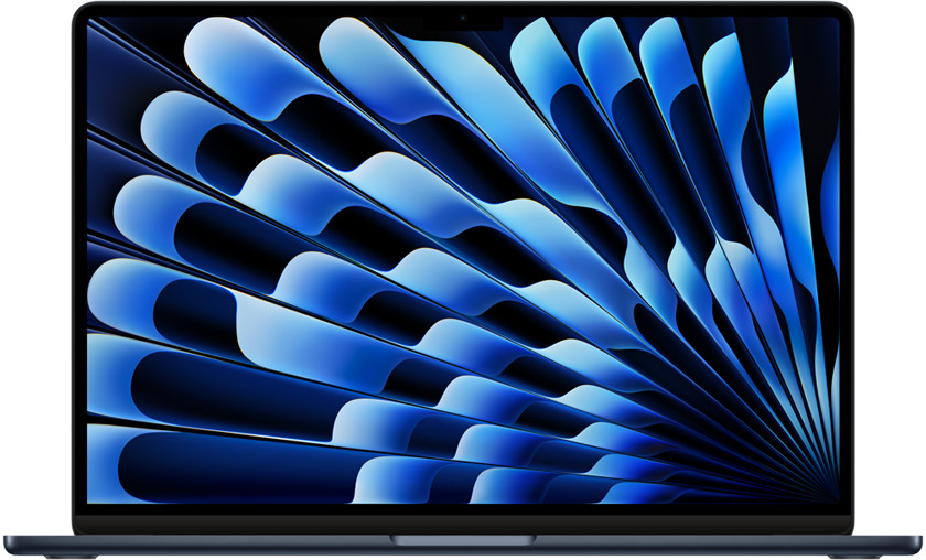 13-inch MacBook Air: Apple M3 chip with 8-core CPU and 10-core GPU, 8GB, 512GB SSD - Midnight
